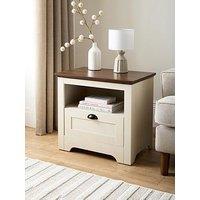 Very Home New Devon Lamp Table - Ivory/Walnut - Fsc Certified