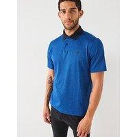 Under Armour Mens Training Matchplay Printed Polo - Blue