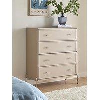 Very Home Serena 4 Drawer Chest - Taupe - Fsc Certified