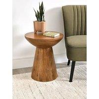 Very Home Drum Side Table In Walnut - Fsc Certified