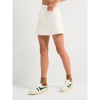 Girlfriend Collective Womens Training The Skort - Ivory - Cream