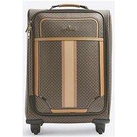 River Island 4040 Stripe Front Mono Suitcase