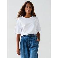 V By Very Essential Oversized T-Shirt - White
