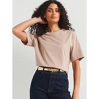 V By Very Essential Oversized T-Shirt - Brown