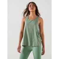 V By Very Oversize Sports Vest - Green
