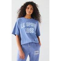 V By Very Le Sport Oversized Tshirt - Blue