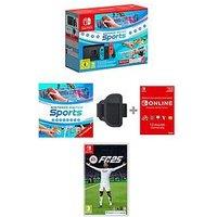 Nintendo Switch With Switch Sports And 12 Month Nintendo Membership + Eafc 25