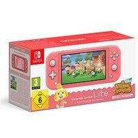 Nintendo Switch Lite (Coral) + Animal Crossing New Horizons