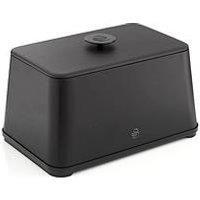 Swan Stealth Bread Bin, 16L Capacity, Simple Pull Lid, Black