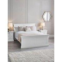 Julian Bowen Clermont Bed Frame - Surf White - Double