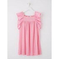 V By Very Girls Frill Textured Dress - Multi