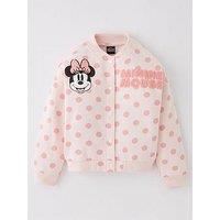 Minnie Mouse Varsity Jacket - Pink