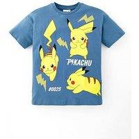 Pokemon Pikachu Short Sleeve T-Shirt - Navy