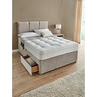 The Very Collection Sheridan Divan Base, Comfort Plus Mattress And Headboard - Fsc Certified