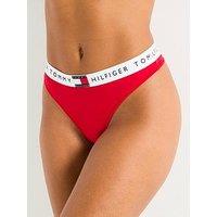 Tommy Hilfiger Herritage Cotton Thong - Red