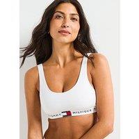Tommy Hilfiger Heritage Cotton Unlined Bralette - White