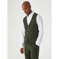 Skopes Jude Herringbone Standard Waistcoat - Green