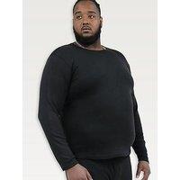 D555 Exeter Thermal Long Sleeve T-Shirt - Black