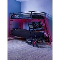 X Rocker Armada Dual Bunk Bed With Gaming Desk And Mattress Options (Buy & Save!) - Bed Frame With 2 Mattresses