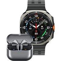 Samsung Galaxy Watch Ultra 47Mm Lte Titanium With Buds3Pro Silver