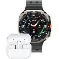 Samsung Galaxy Watch Ultra 47Mm Lte Titanium With Buds3Pro White