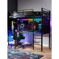 X Rocker Battle Bunk Rgb Sync Gaming Bed