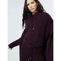 River Island Sequin Hoodie - Red