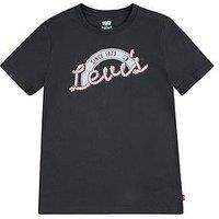 Levi'S Boys Howdy Short Sleeve T-Shirt - Black