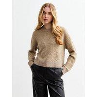 New Look Boucle Knit Jumper - Mink