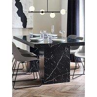 Julian Bowen Rome Dining Table - Black