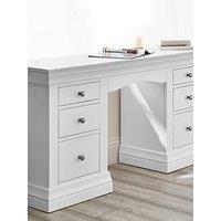Julian Bowen Clermont Dressing Table - Surf White