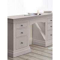 Julian Bowen Clermont Dressing Table - Light Grey