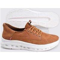 D555 Dartford Kingsize Hands Free Casual Slip On Shoes -Tan