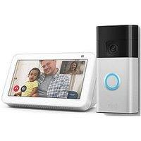 Ring Amazon Echo Show 5 Smart Speaker And Ring 3Rd Gen Video Doorbell