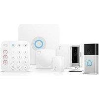 Ring Alarm 7 Piece Kit Home Security Bundle Including Indoor Cam And Video Doorbell (3Rd Gen)