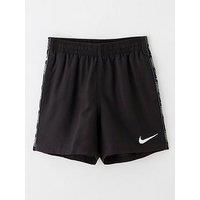 Nike Junior Boys 4 Inch Logo Taping Volley Swim Short - Black