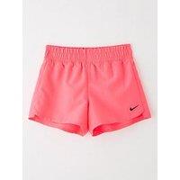 Nike Girls Solid 3 Inch Volley Swim Short - Pink