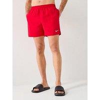 Nike Mens Essential 5 Inch Volley Swim Short - Red