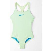 Nike Girls Essential Racerback One Piece Swimsuit - Green