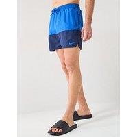 Nike Mens Split 5 Inch Volley Swim Short - Blue