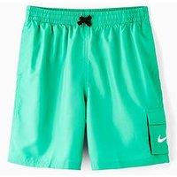 Nike Junior Boys 6 Inch Volley Swim Shorts - Green