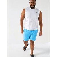 Nike Mens Extended Size Sleeveless Hydroguard T Shirt - White