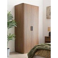 Very Home Carina 2 Door Plinth Wardrobe - Mid Oak