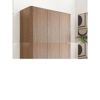 Very Home Carina 3 Door Plinth Wardrobe - Mid Oak