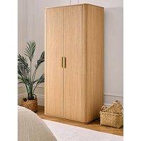 Very Home Carina 2 Door Plinth Wardrobe - Oak