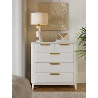 Very Home Carina 2 + 3 Drawer Chest - White