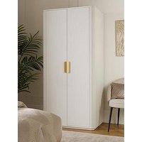 Very Home Carina 2 Door Plinth Wardrobe - White