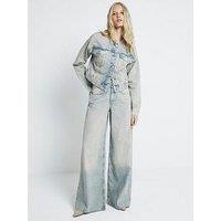River Island Palazzo Jeans - Blue
