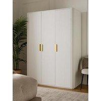 Very Home Carina 3 Door Plinth Wardrobe - White