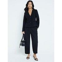 Ri Petite Slim Barrell Leg Trouser - Black